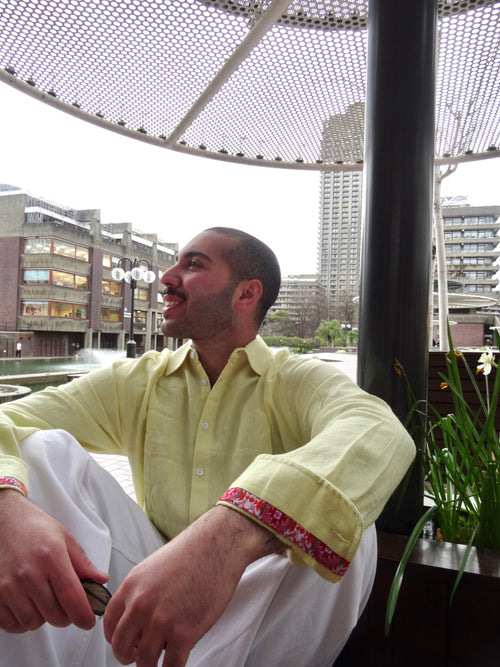 Yellow Linen Shirt