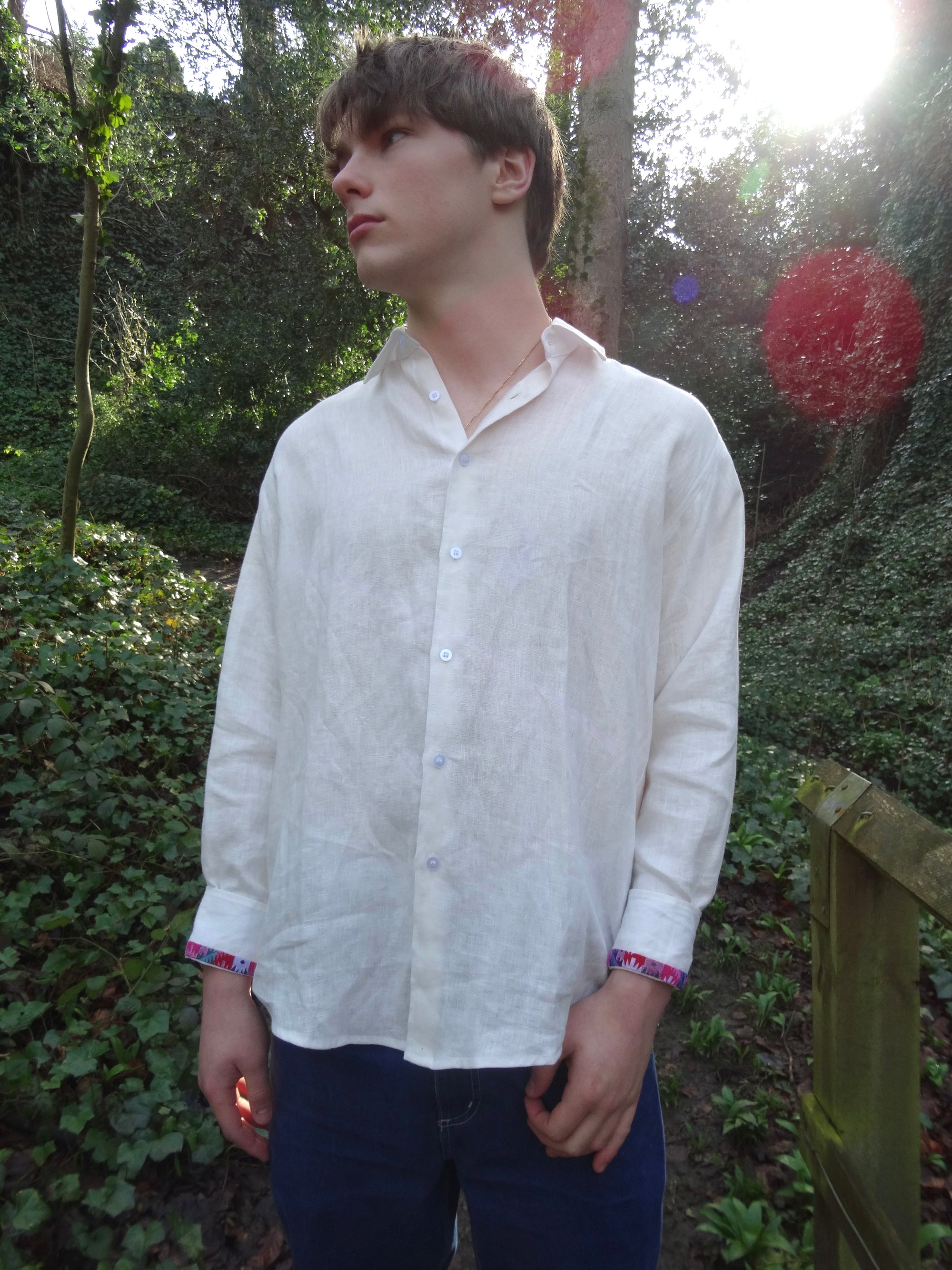 White Linen Shirt