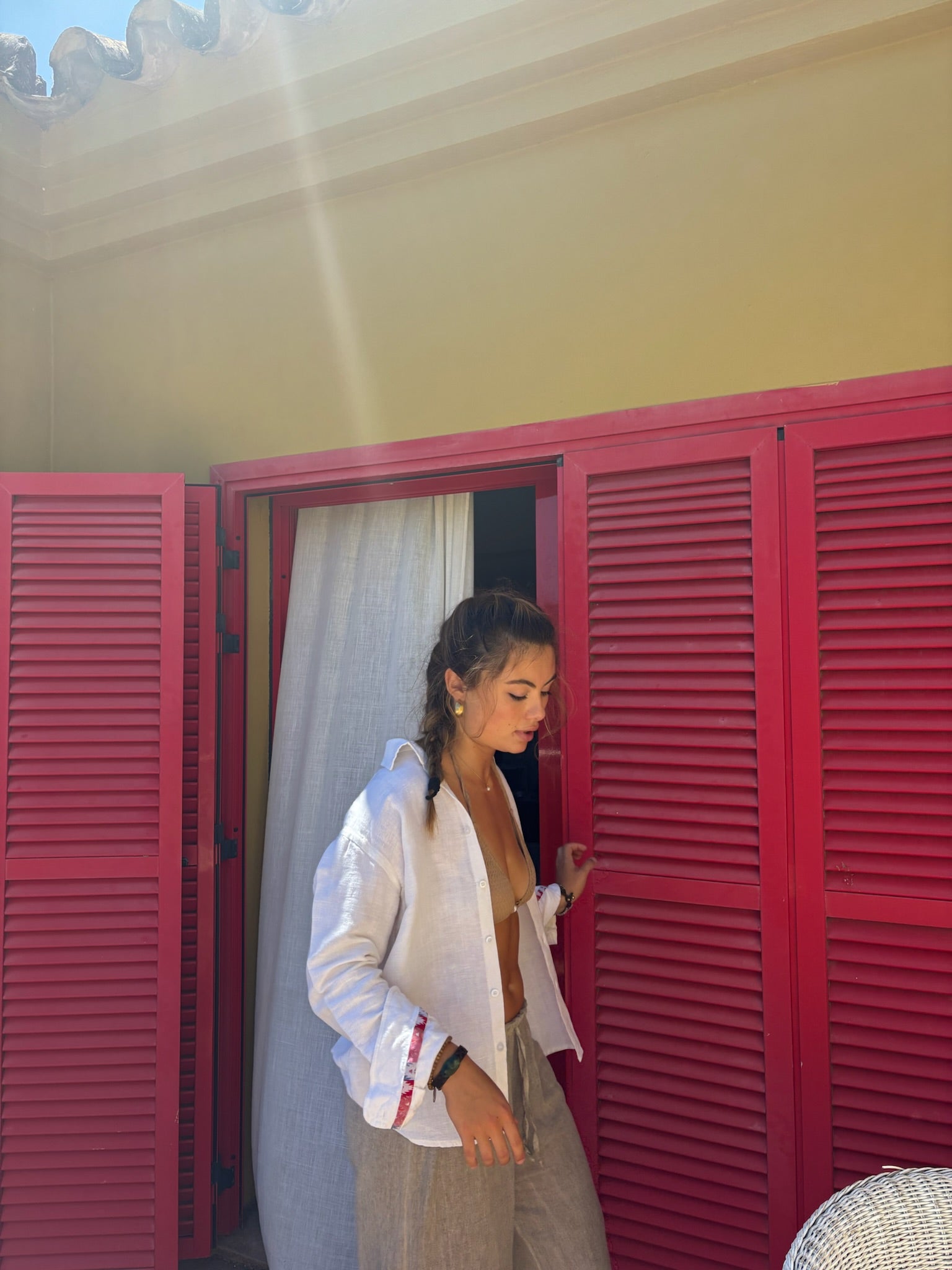 White Linen Shirt