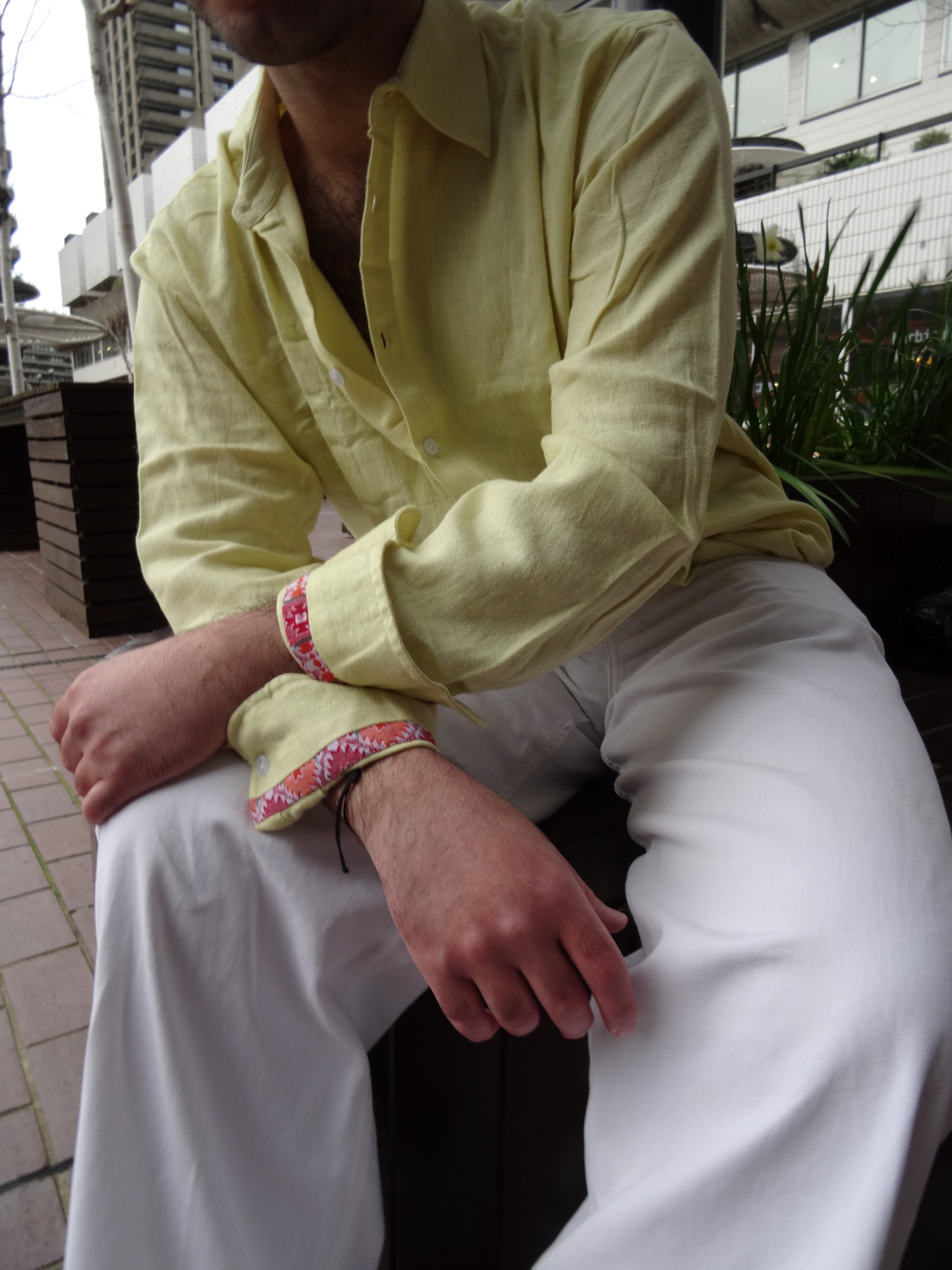 Yellow Linen Shirt