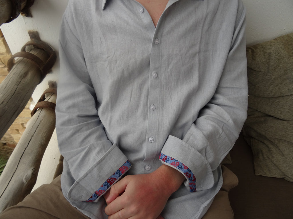 Blue Linen Shirt