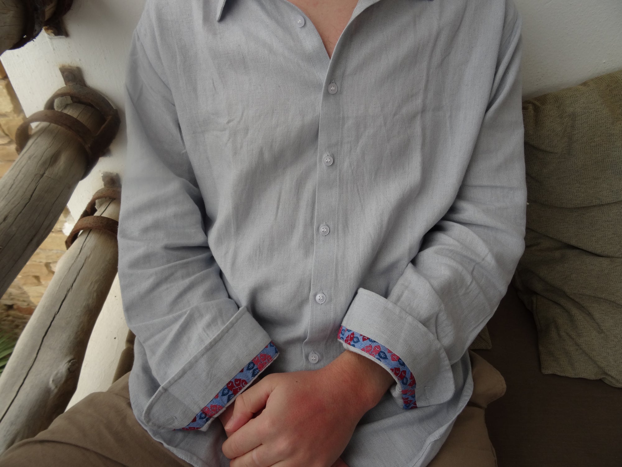 Blue Linen Shirt