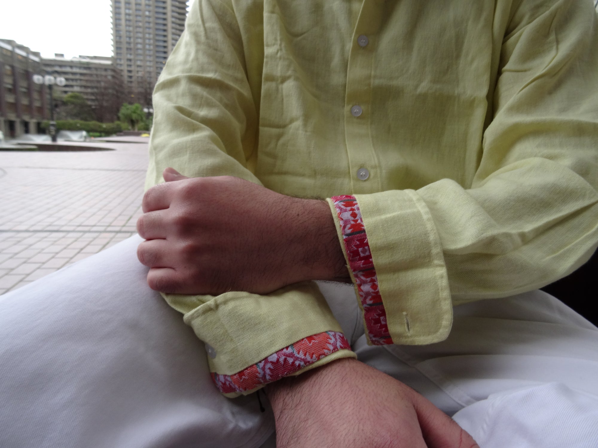 Yellow Linen Shirt